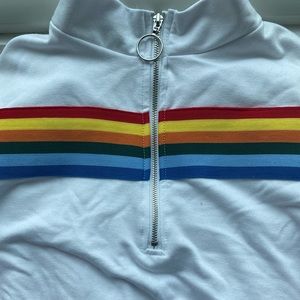 Chic Cropped Quarter Zip